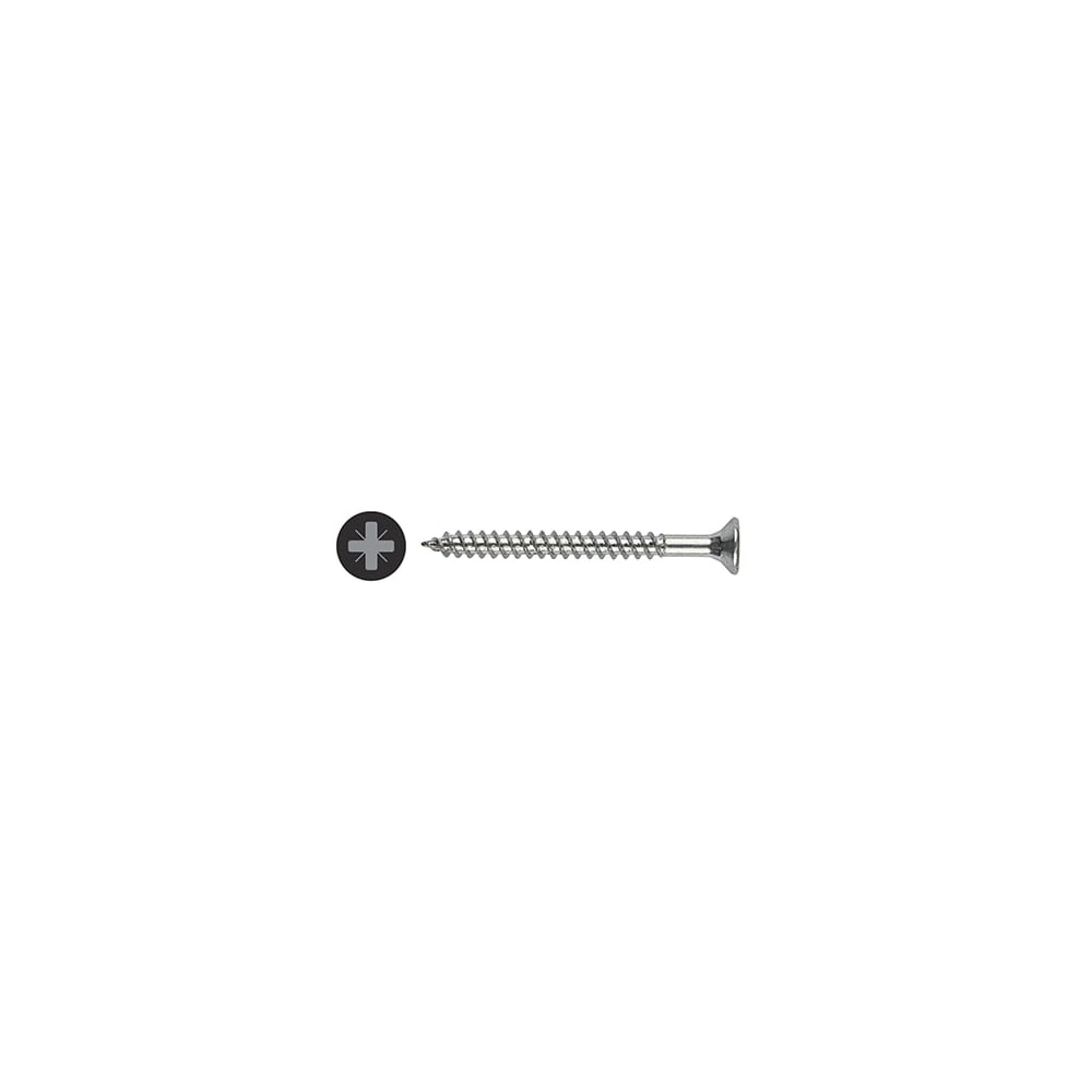 TIMCO Twin Threaded Pozi Countersunk Wood Screws - 12 x 4" - Zinc Plated - Pack of 100