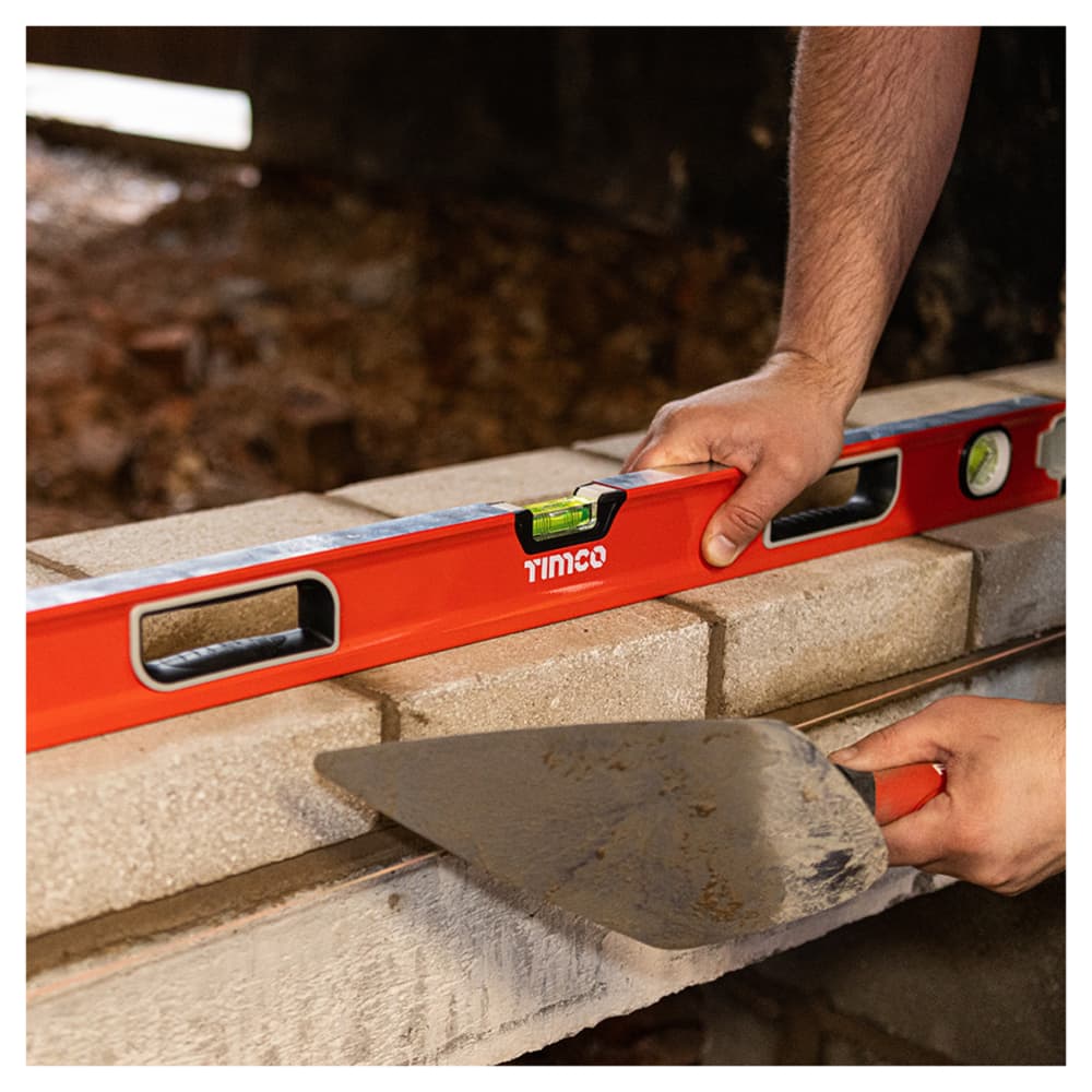TIMCO Pro Box Beam Spirit Level - Magnetic - Aluminium - Pack of 4