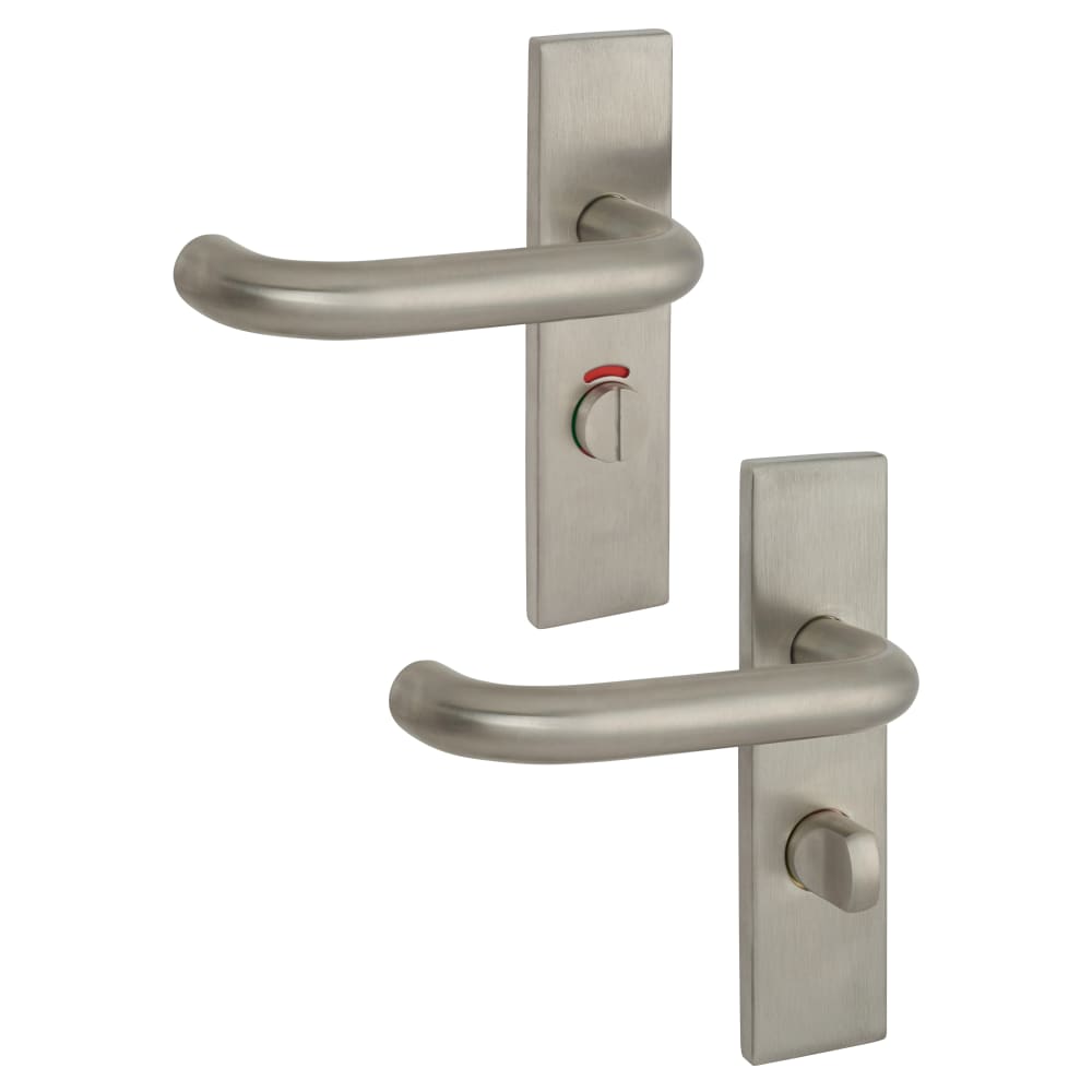 Touchpoint 19mm Return to Door Bathroom Handle Square Plate 57mm