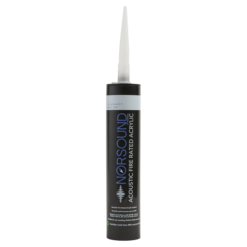 Norsound Acoustic Fire Rated Mastic - 310ml - White