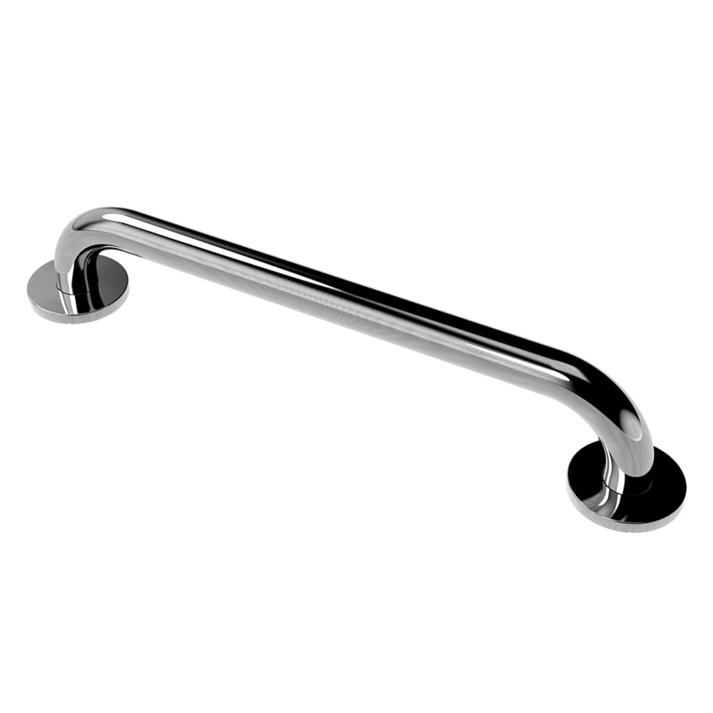 Nymas 32mm Stainless Steel Grab Rail - 450mm Length - Polished Stainless Steel