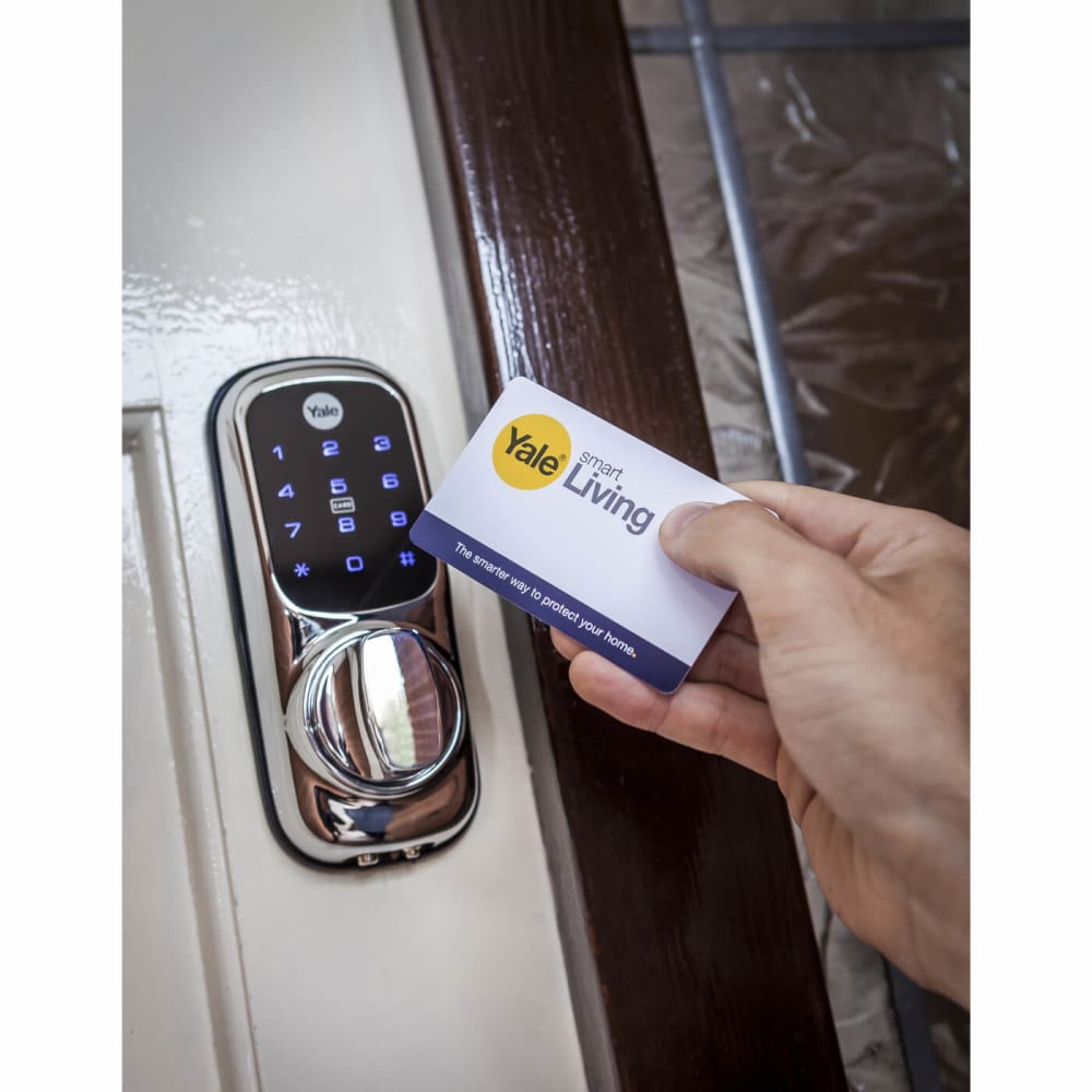 Yale Keyless Connected Ready Smart Lock - No Module - Polished Chrome - YD-01-CON-NOMOD-CH