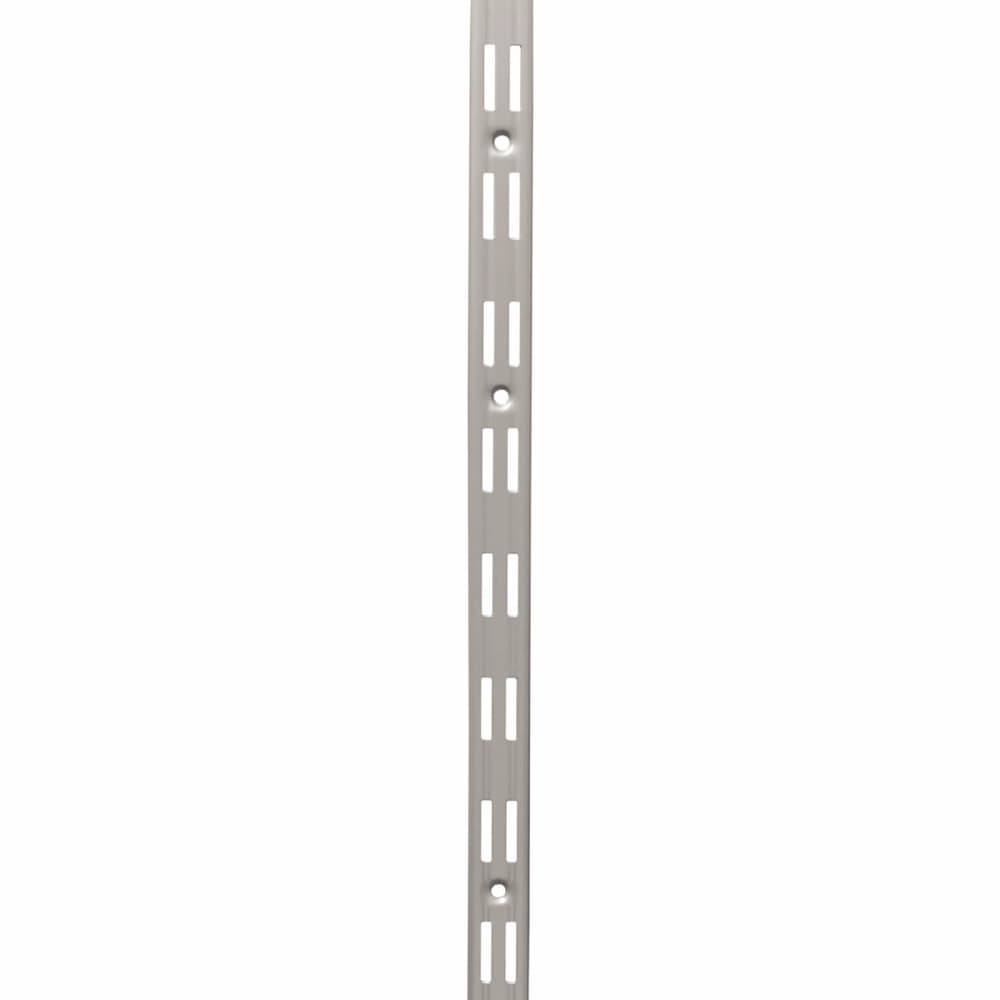 Altro Twin Slot Shelf Wall Upright - 1000mm Length - Silver
