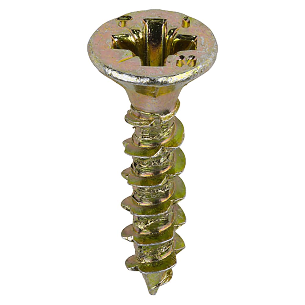TIMCO Velocity Pozi Countersunk Wood Screws - 3.5 x 16mm - Yellow Zinc - Pack of 200