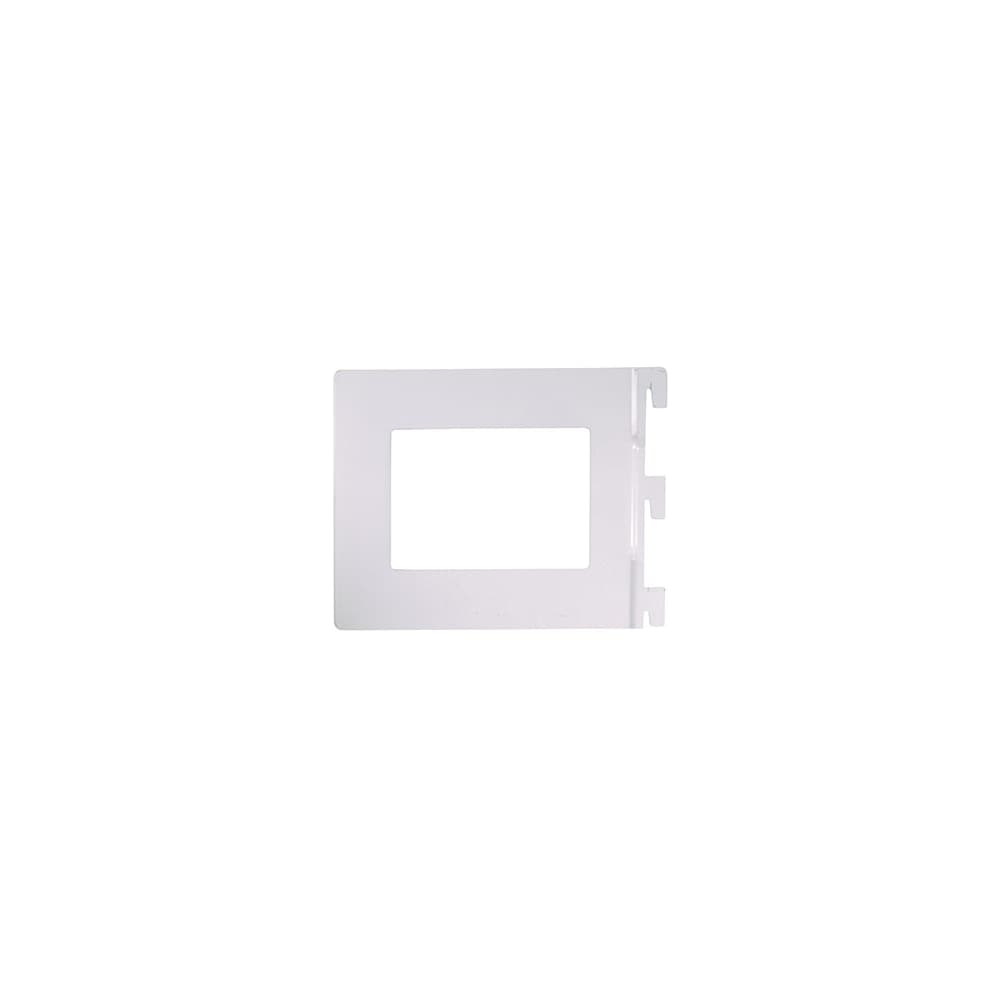 Altro Twin Slot Shelf Book End - 142 x 118mm - White