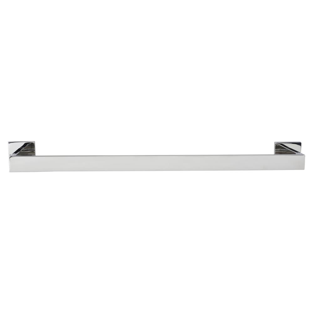 Altro Modern Double Round Towel Rail - 600 x 120 x 55mm - Polished Stainless Steel