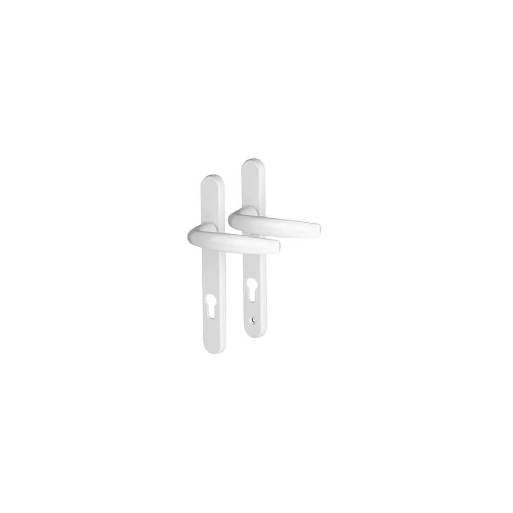 Hoppe Atlanta 1530/3831N uPVC Multipoint Door Handle - 122mm Bolt c/c - 92mm c/c - White