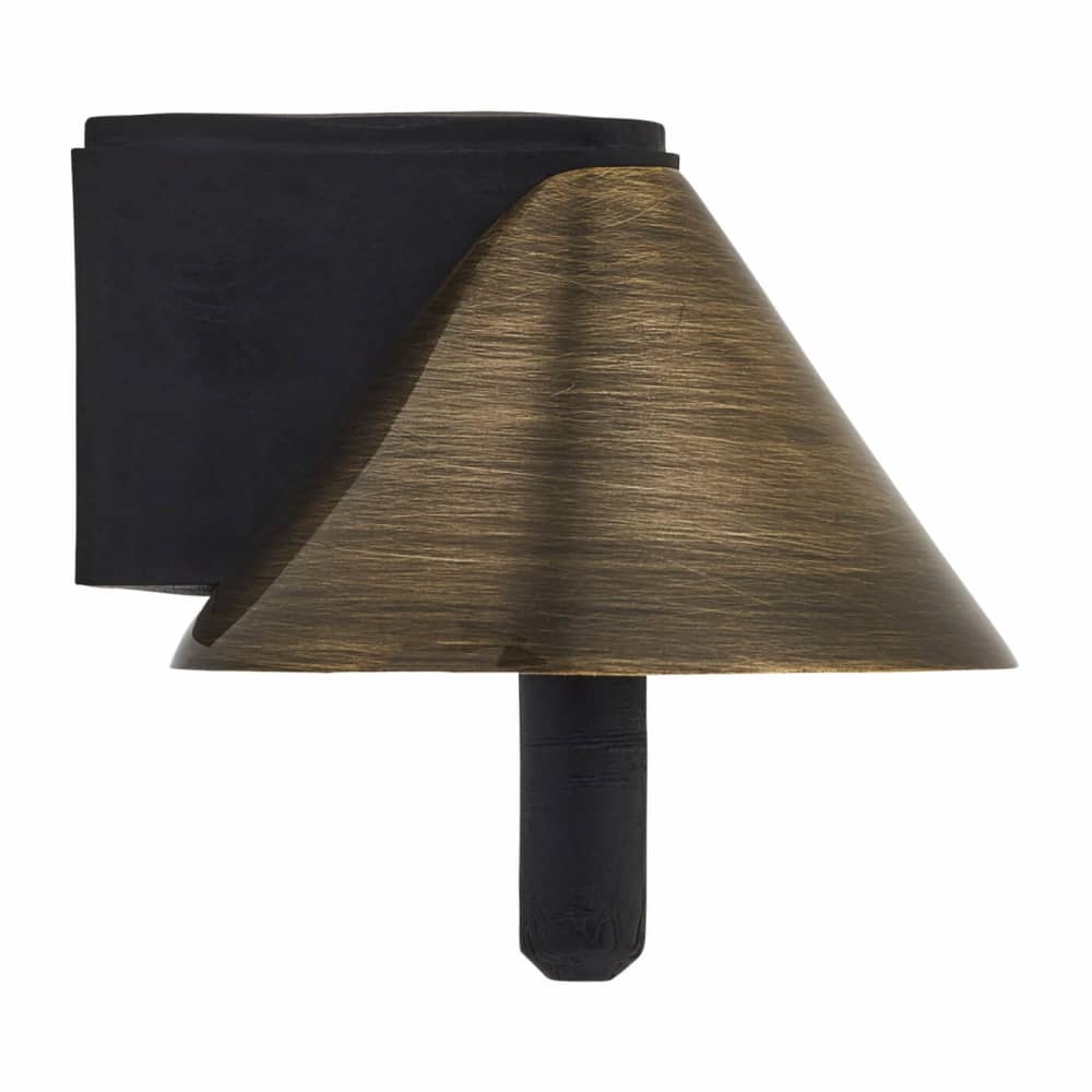 Altro Designer Conical Floor Door Stop - 40 x 32mm - Antique Brass