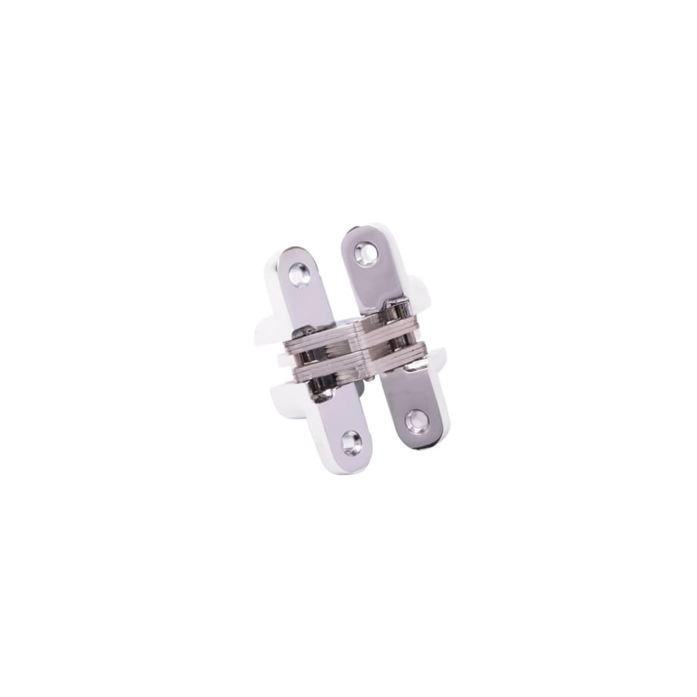 Altro Concealed Hinge - 60 x 13mm - Polished Chrome - Pair