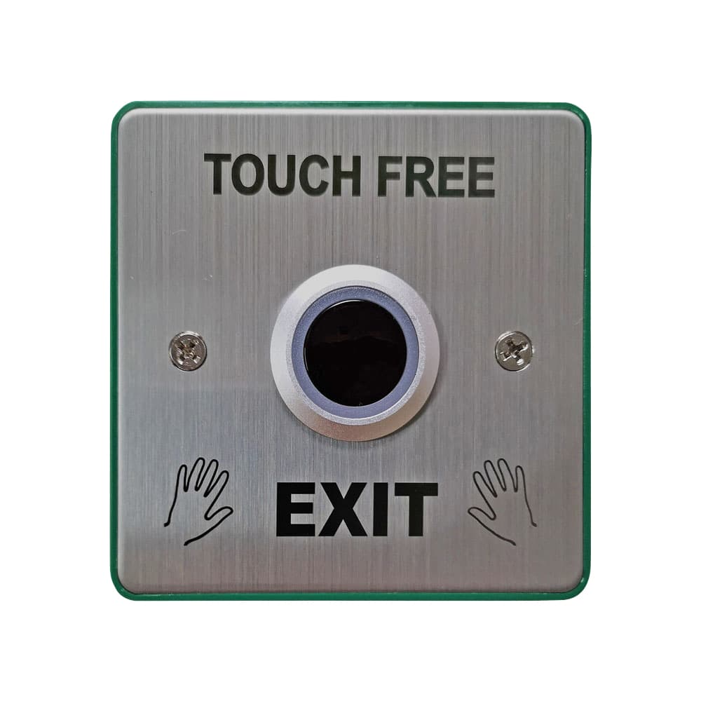 Securefast Touch Free Exit Button - 85 x 85 x 31mm - Stainless Steel
