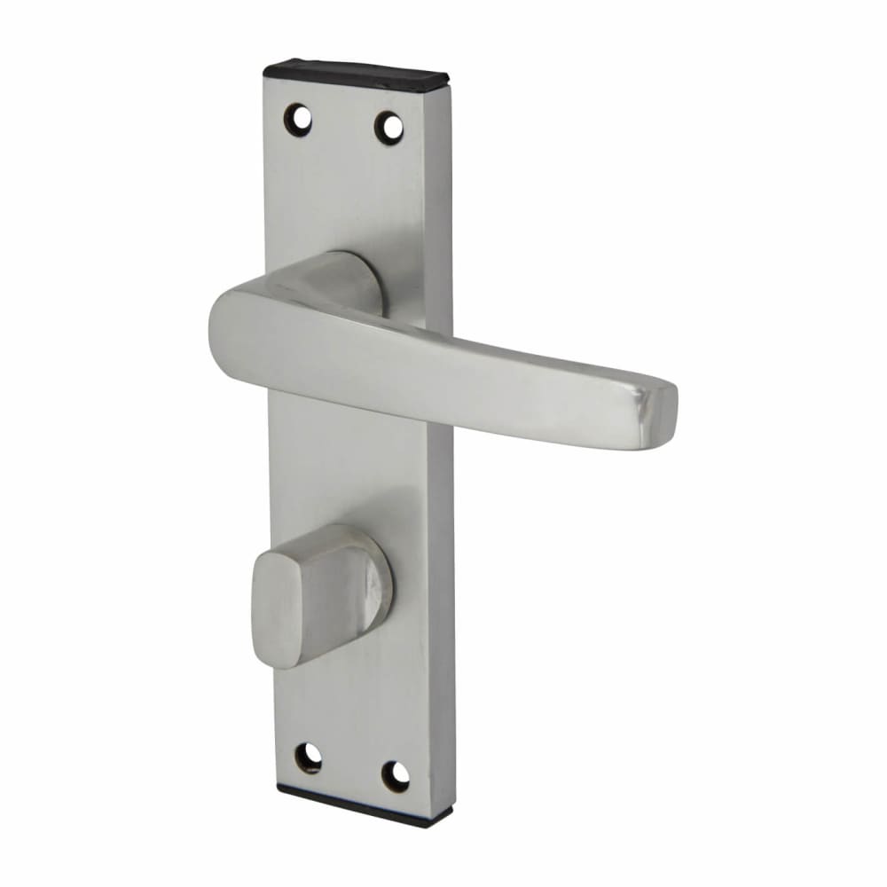 Touchpoint Tiger Bathroom Door Handle - 152 x 38mm - Aluminium