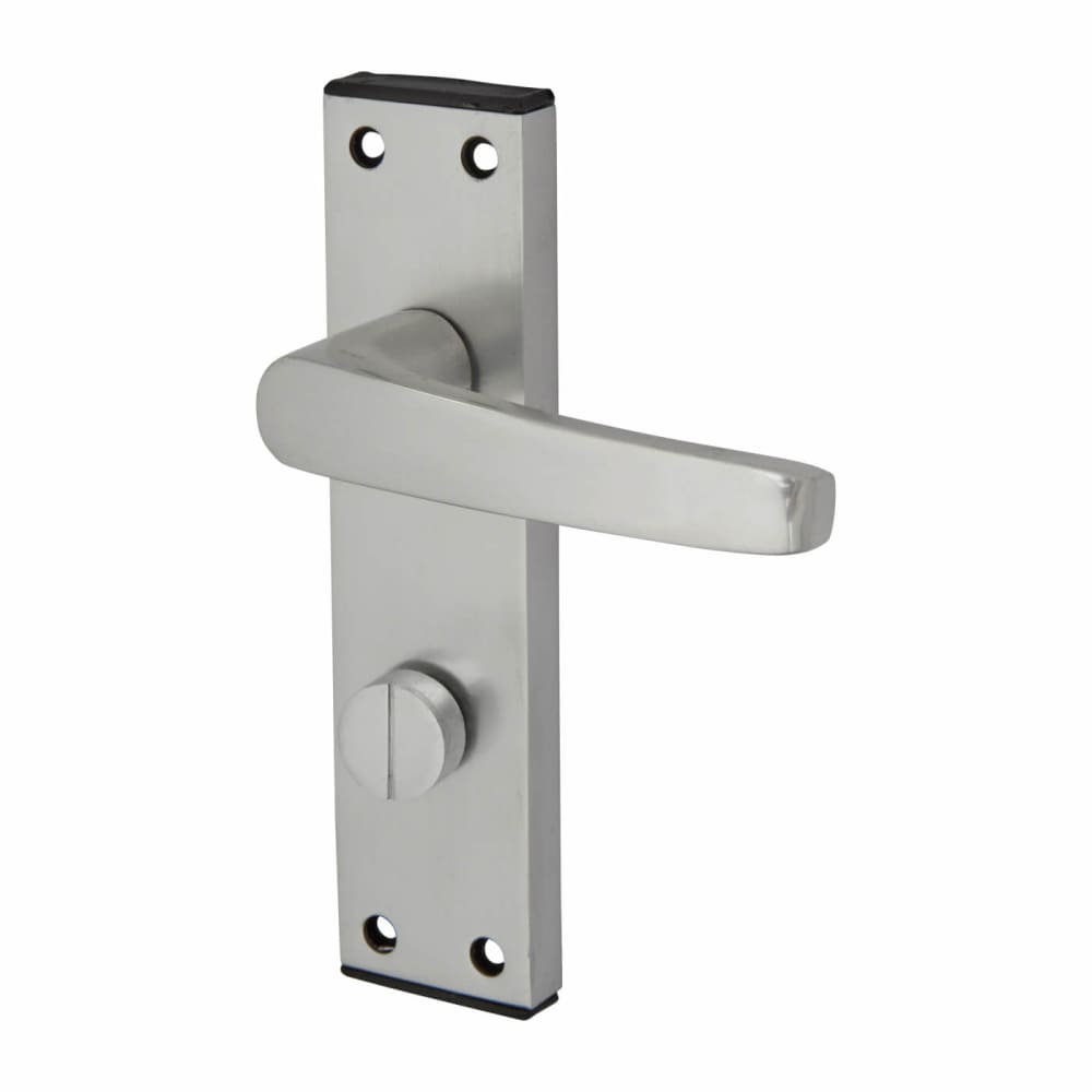 Touchpoint Tiger Bathroom Door Handle - 152 x 38mm - Aluminium