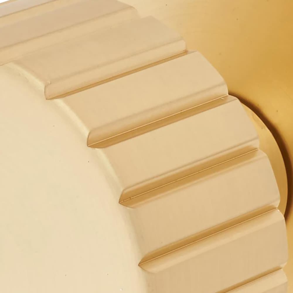 Jedo by Frelan Cog Mortice Door Knob - 60mm Rose Diameter - Satin Brass