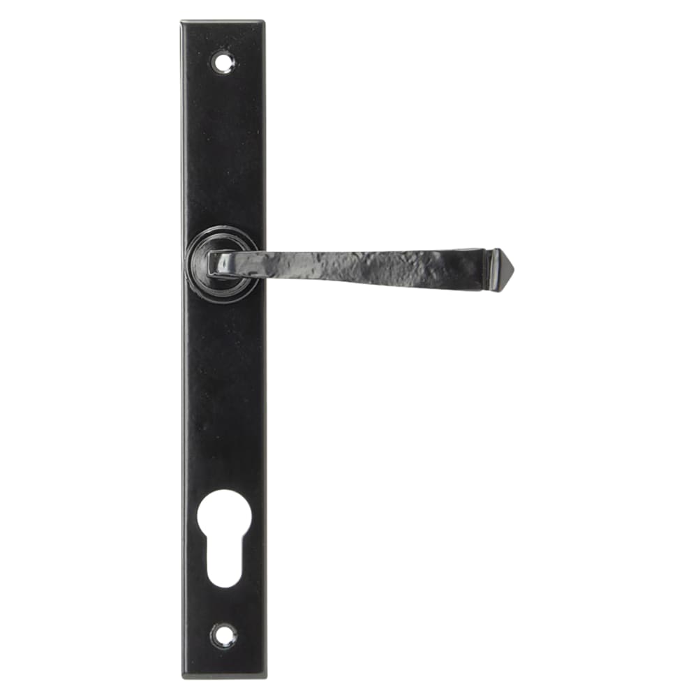From The Anvil Avon uPVC Slimline Multipoint Door Handle - 92mm c/c - Black