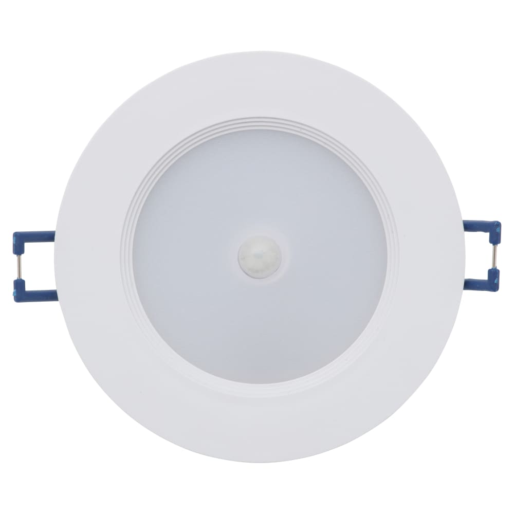 Forum Zinc Reno 8W LED Fixed Downlight with PIR Sensor - IP20 - 4000K Cool White - White