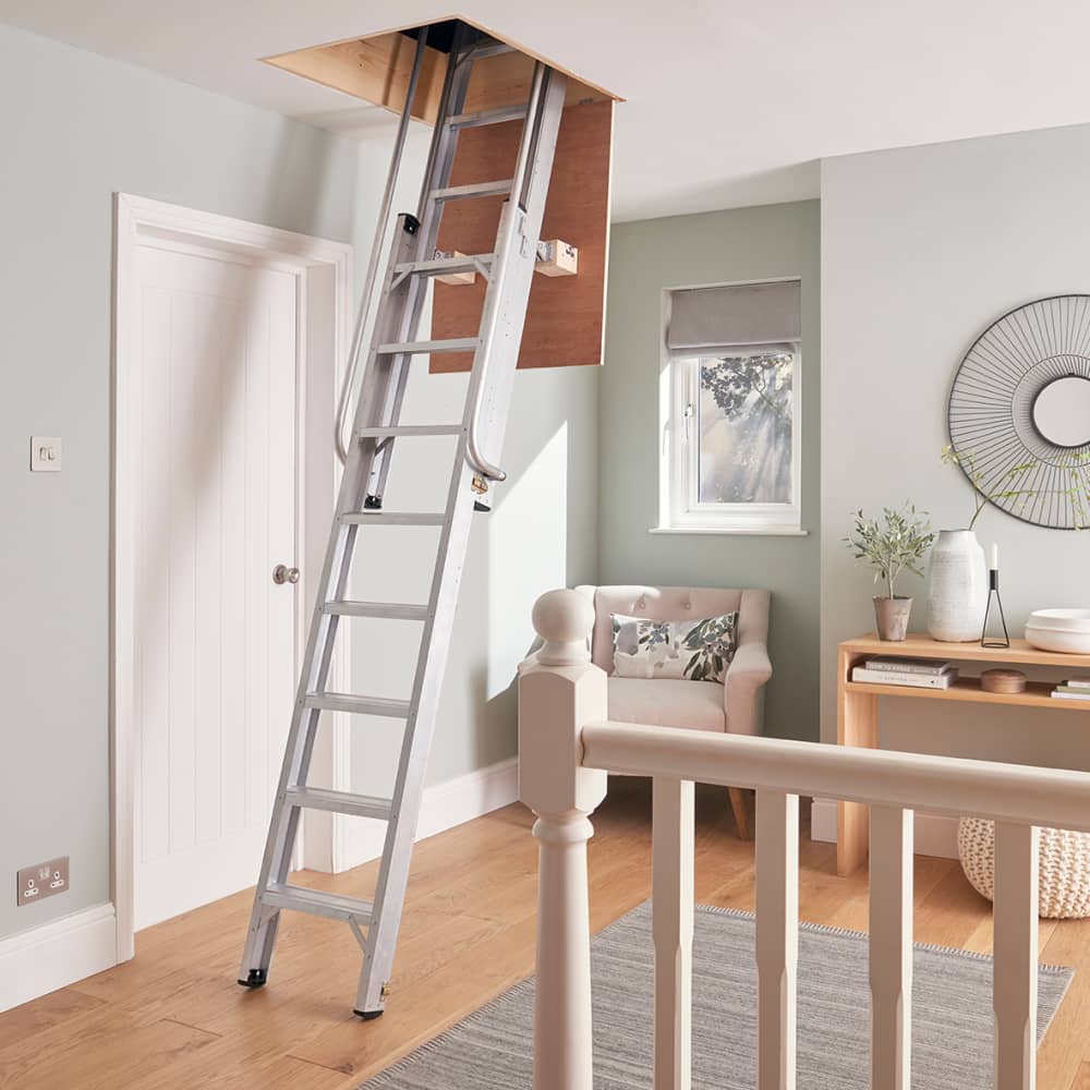 Werner Aluminium Deluxe Loft Ladder