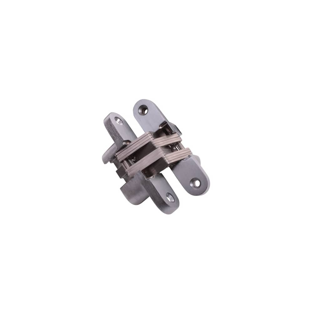 Altro Concealed Hinge - 94 x 18mm - Satin Chrome - Pair