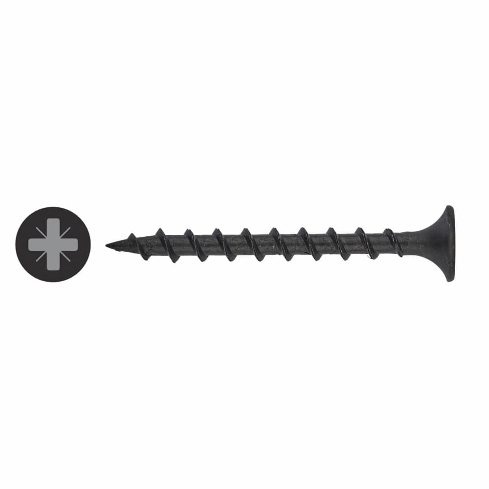 Reisser Drywall Screws - 4.2 x 75mm - Black Phosphate - Pack of 500
