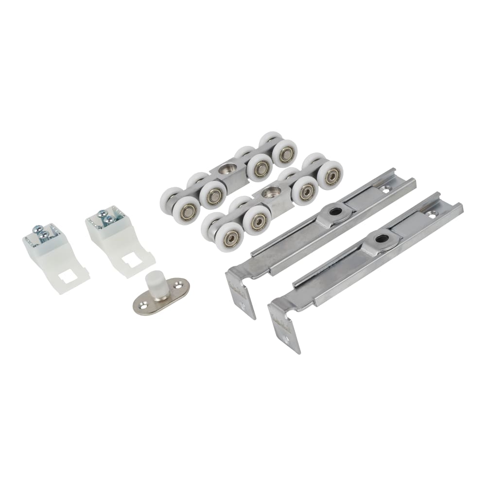 Klug Straight Sliding Door Gear Fittings Pack - 100kg Max Door Weight