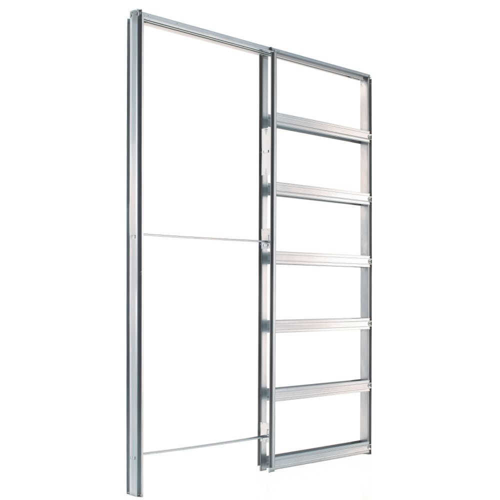 Eclisse 8mm Glass Single Pocket Door Kit - 100mm Finished Wall Thickness - 762 x 1981mm Door Size