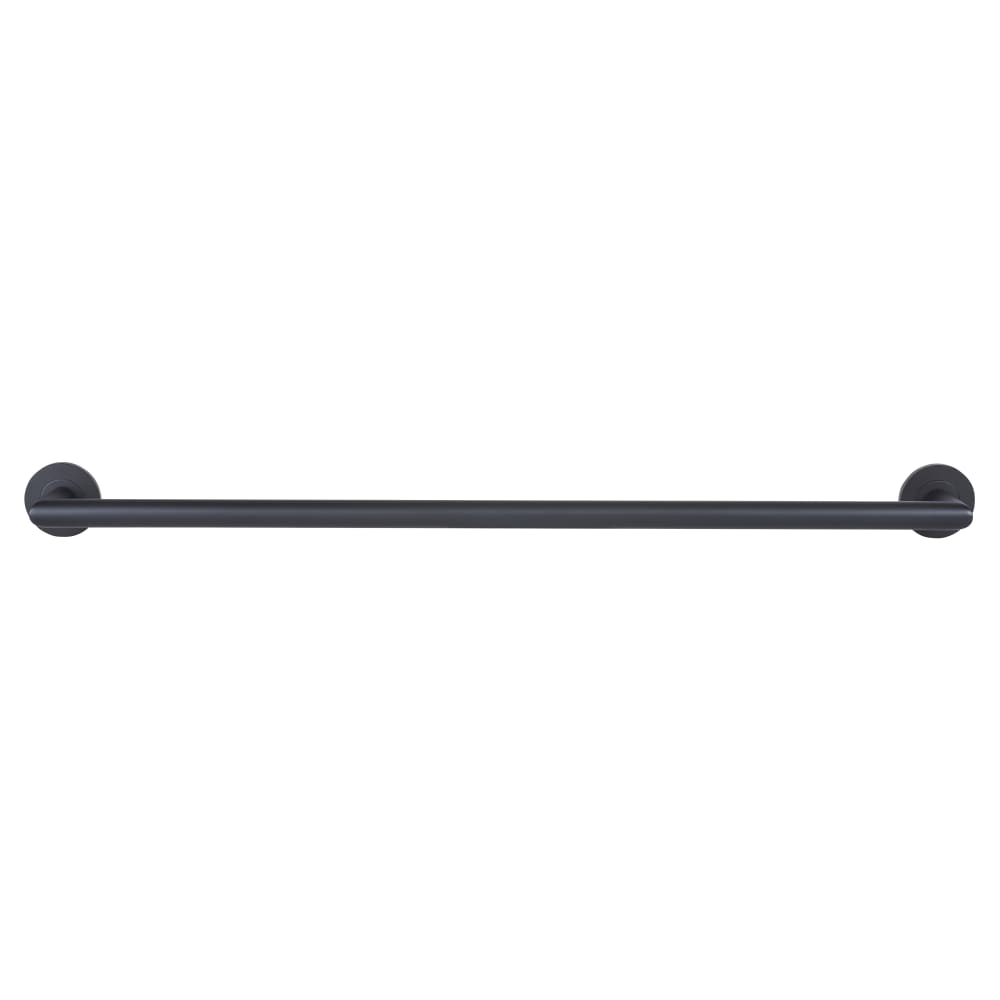 Altro Classic Round Towel Rail - 653 x 67 x 19mm - Matt Black