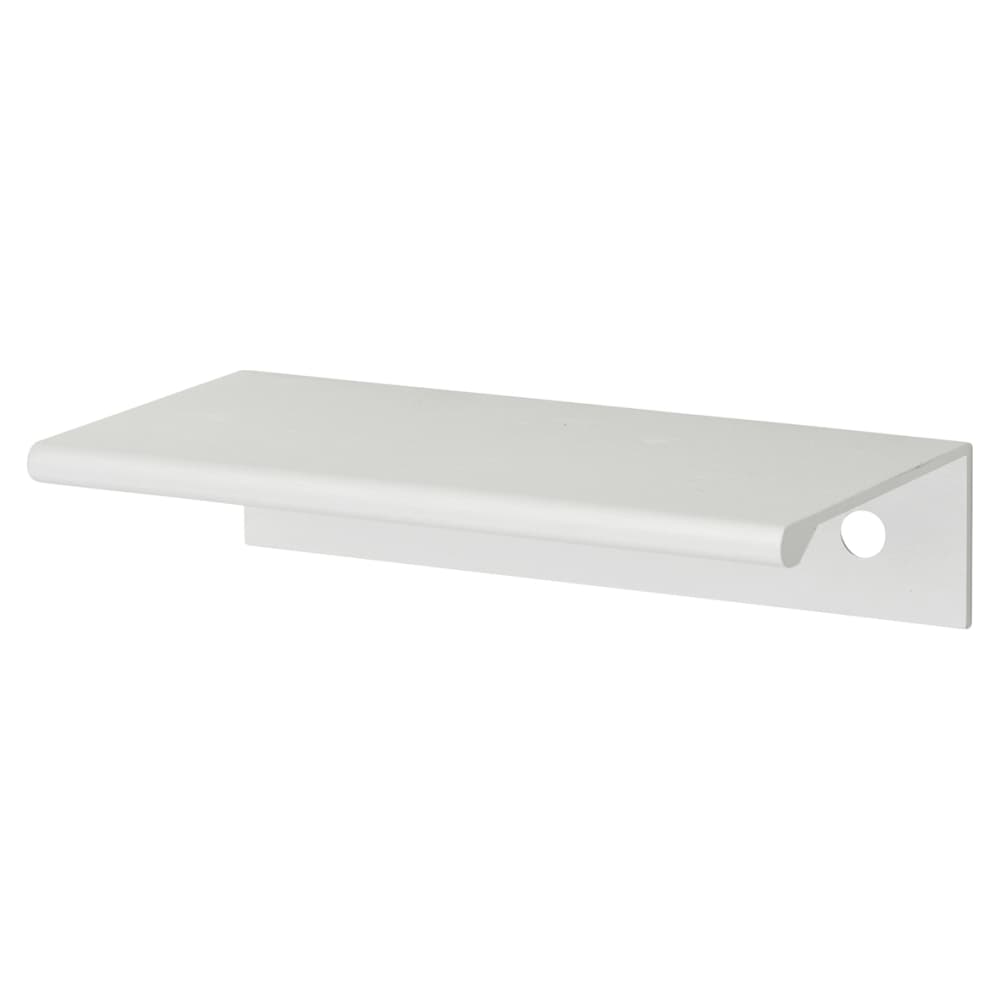 Touchpoint Serva Lipped Edge Cabinet Pull Handle - 64mm Centres - Brushed Aluminium