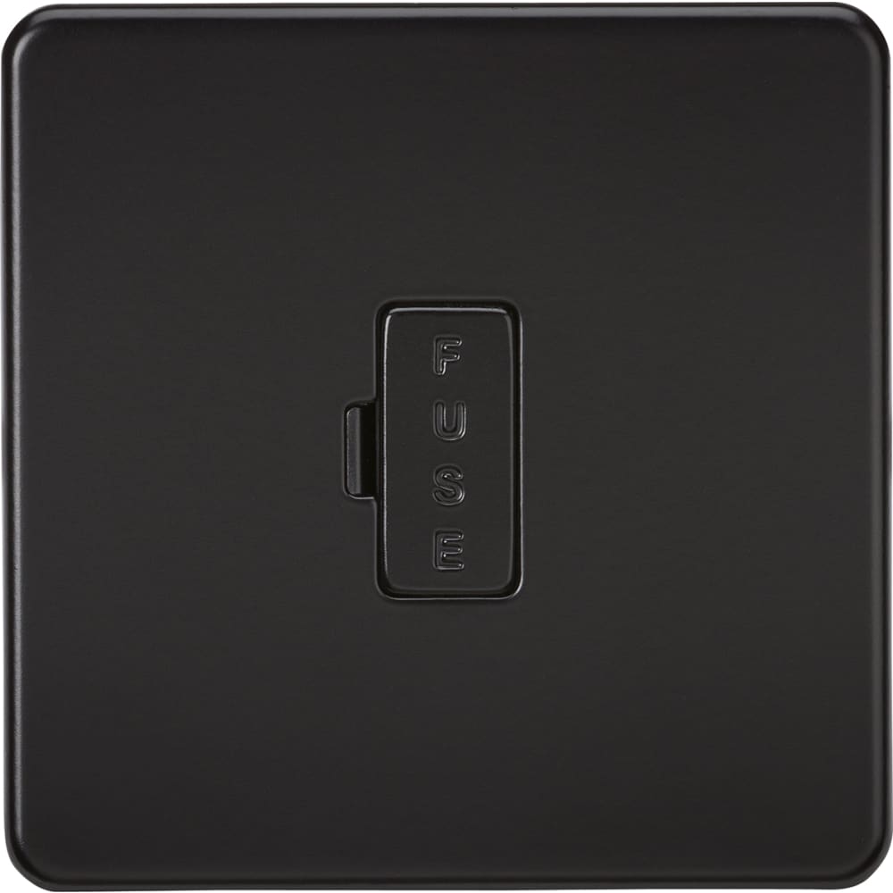 Despatch Spur Knightsbridge 13A 1 Gang Screwless Flat Plate Unswitched Fused Spur ...