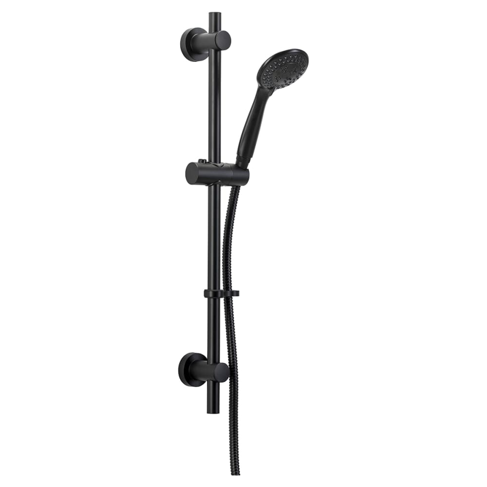 Croydex Nero 3 Spray Shower Kit - Matt Black