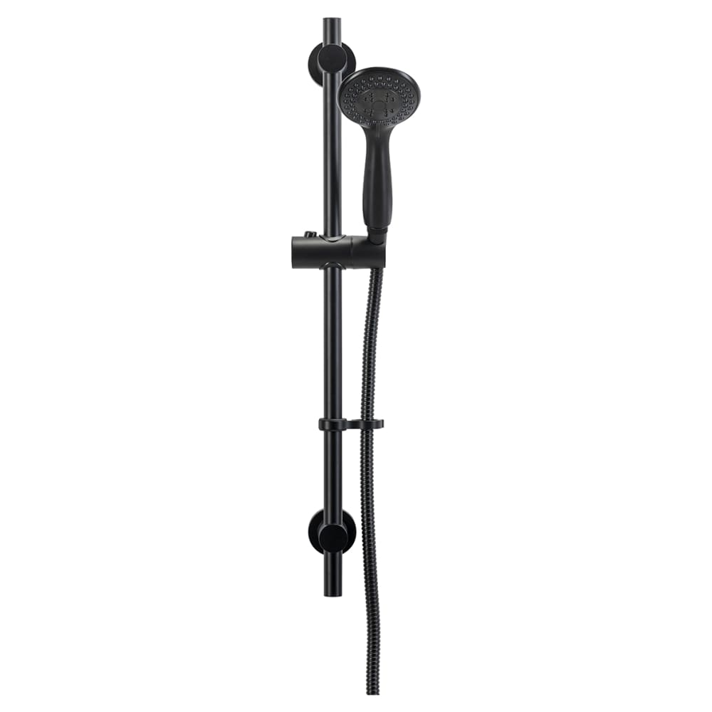 Croydex Nero 3 Spray Shower Kit - Matt Black