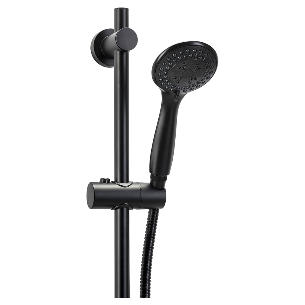Croydex Nero 3 Spray Shower Kit - Matt Black