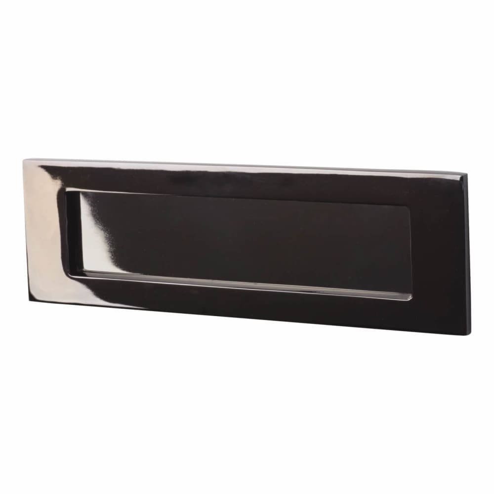 Letter Plate - 254 x 74mm - Black Nickel