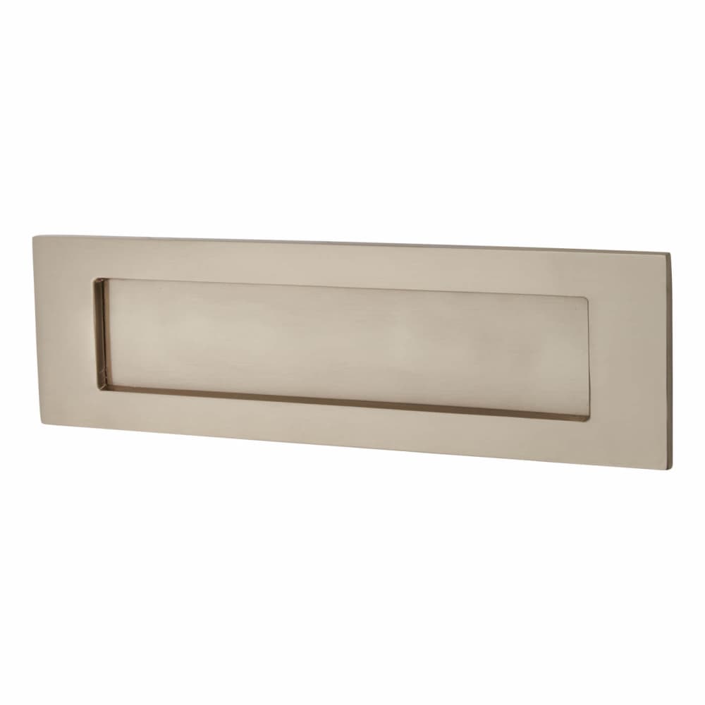 Letter Plate - 254 x 74mm - Satin Nickel