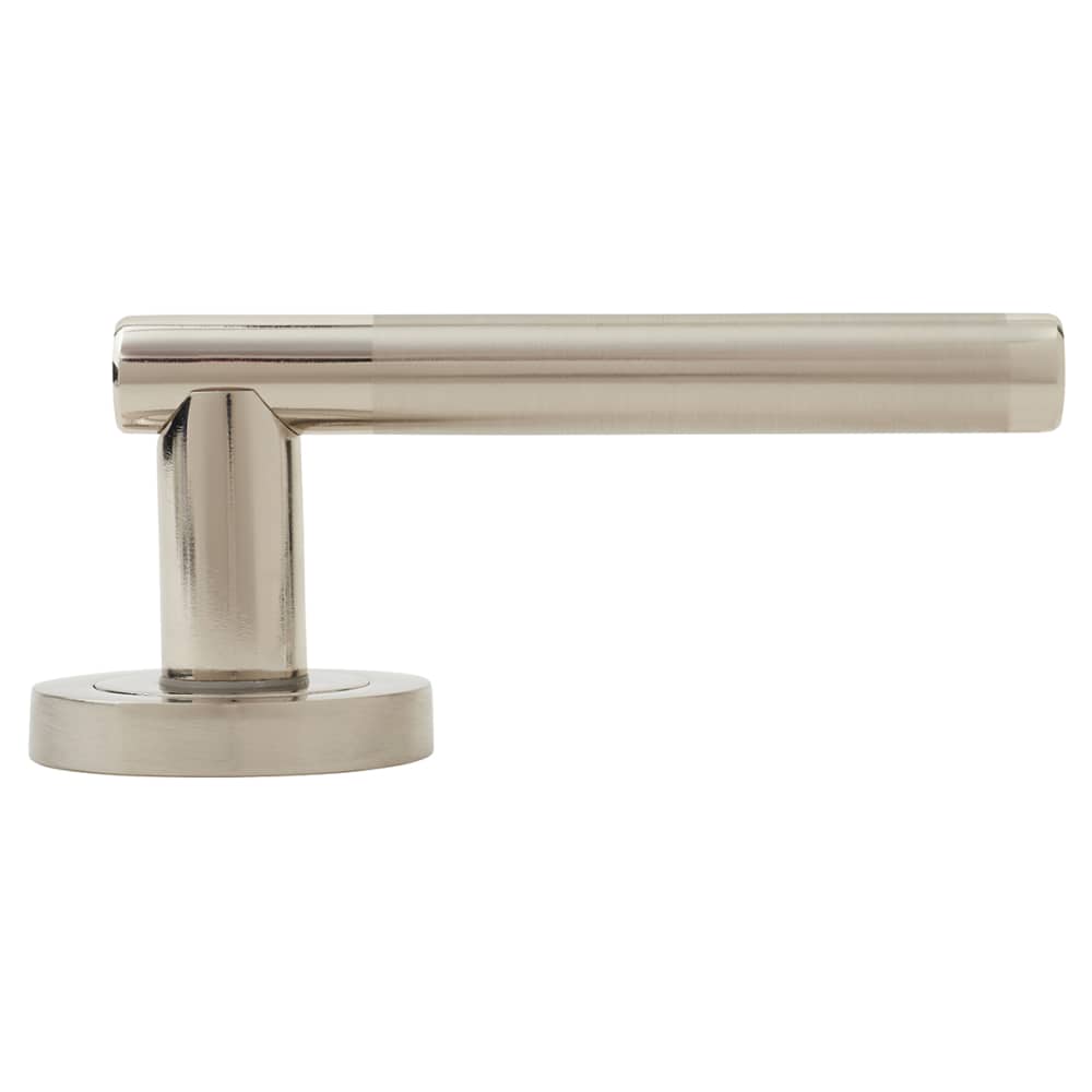 Touchpoint Ella Door Handle on Rose - Polished/Satin Nickel