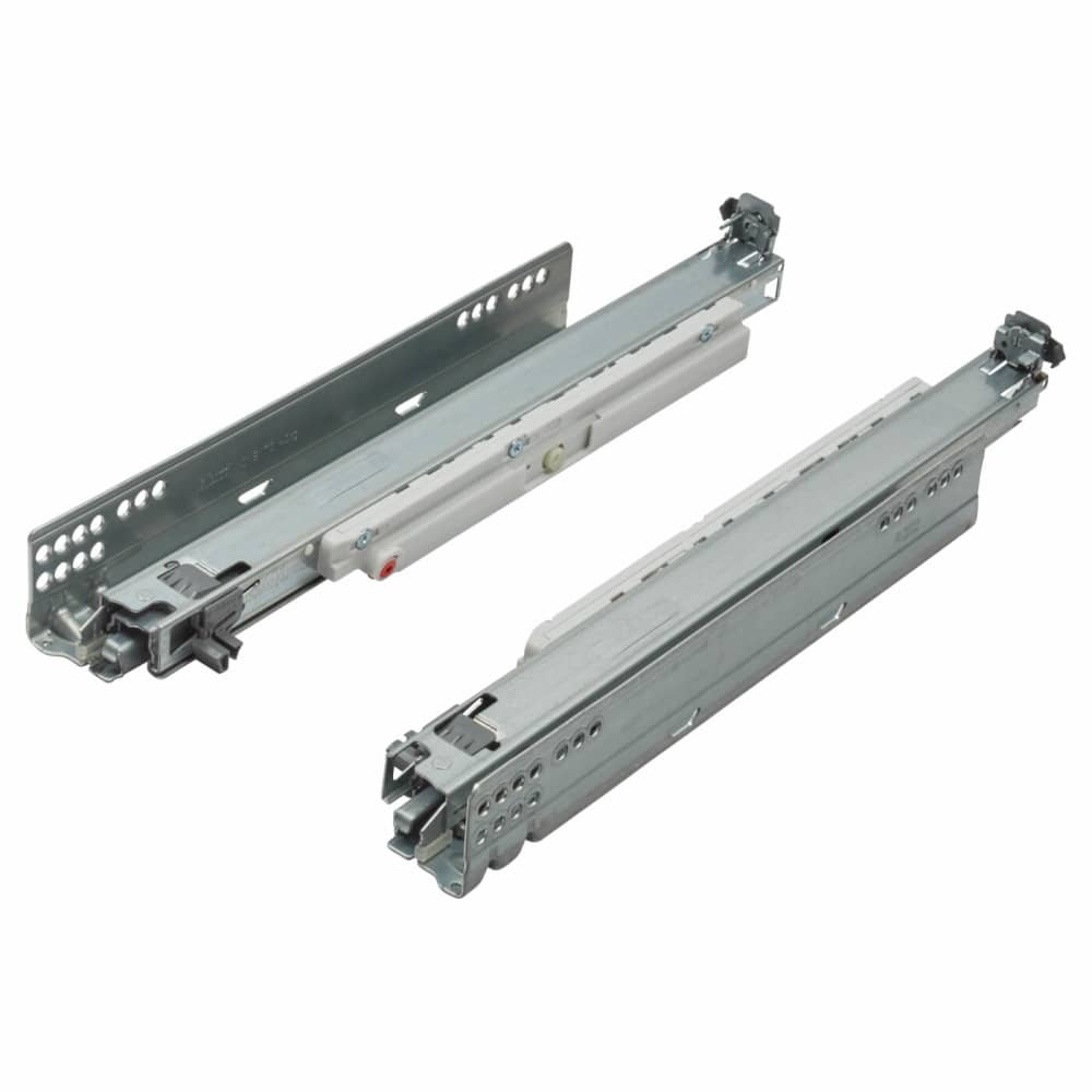 Blum MOVENTO TIP-ON Push to Open Drawer Runner - Double Extension - 400mm Length - 40kg