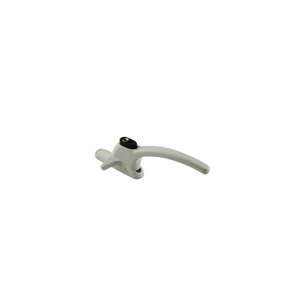 ERA uPVC/Timber Cockspur Locking Window Handle - 12mm Nose Height - Right Hand - White