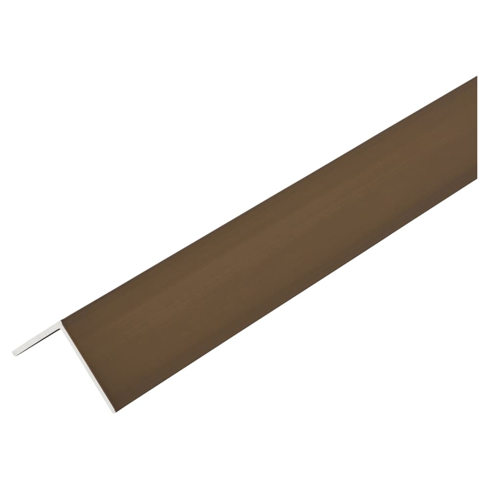 Rothley 2000mm Aluminium Angle - Equal Sided - 25 x 25 x 1mm - Antique Brass 