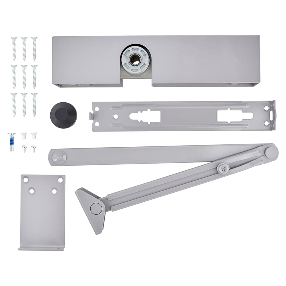 Briton 2003V Fire Door Closer - Power Size 1-4 - Push/Pull Mounting - Silver Arm/Cover