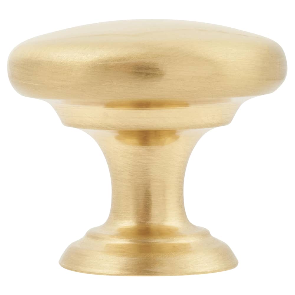 Crofts & Assinder Monmouth Round Cabinet Knob - 32mm Diameter - Brushed Satin Brass
