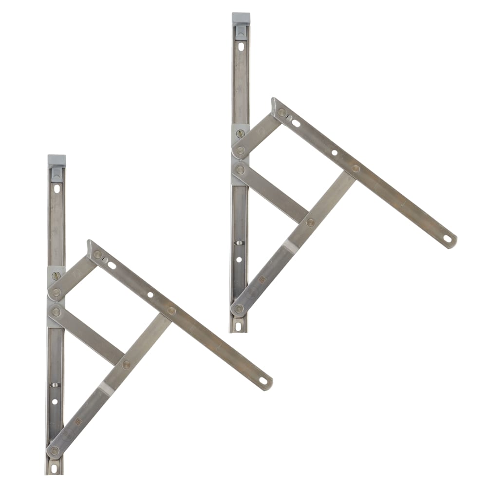Securistyle uPVC/Timber Window Friction Stay Hinge - 300mm Length - Top Hung - Pair