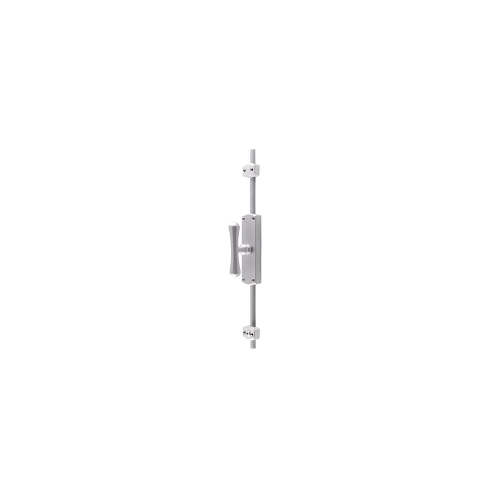 Hampstead Fluted Knob Locking Espagnolette Bolt - 2400 x 38mm - Satin Chrome