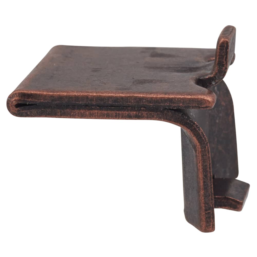 Altro Heavy Duty Raised Bookcase Clip - Bronze Plated - Pack of 10