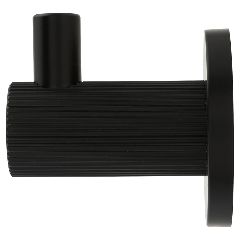 Altro Lines Single Coat Hook - 50 x 25mm - Matt Black ...