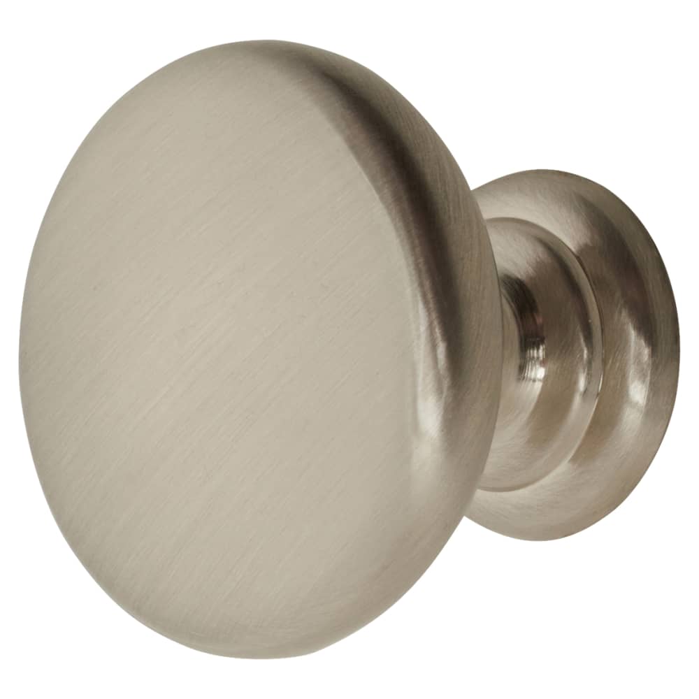 Brushed Satin Brass Monmouth Round Kitchen Cabinet Cup Drawer Pull