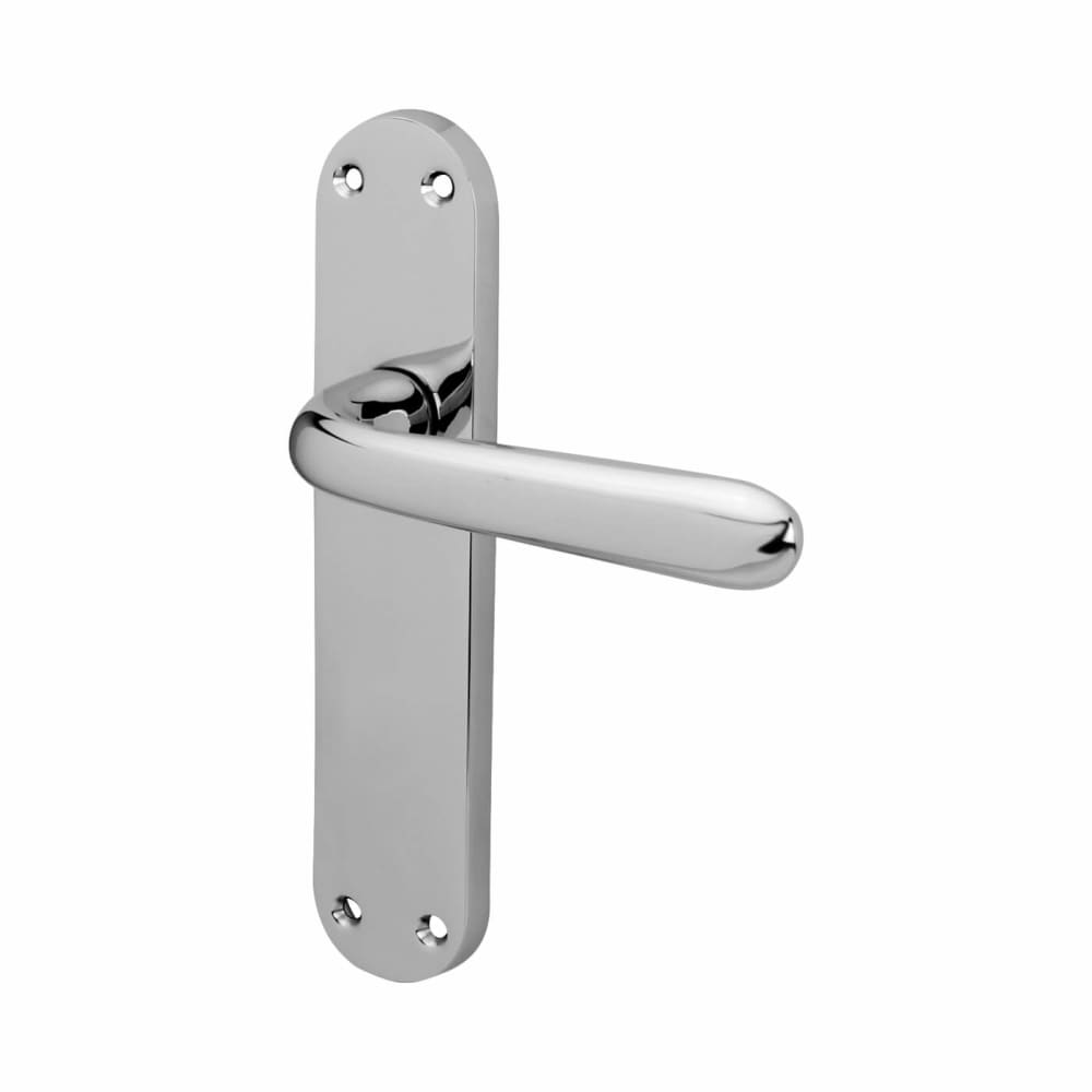 Touchpoint Arezzo Latch Door Handle - 182 x 39mm - Polished Chrome