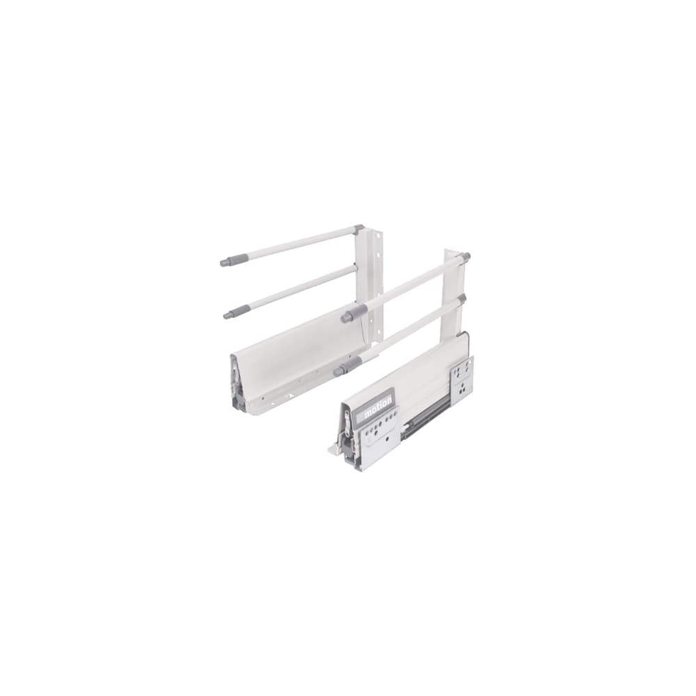 Klug Innobox Soft Close Drawer Pack - Includes 2 x Pairs of Rods - (H) 204mm x (D) 500mm - White
