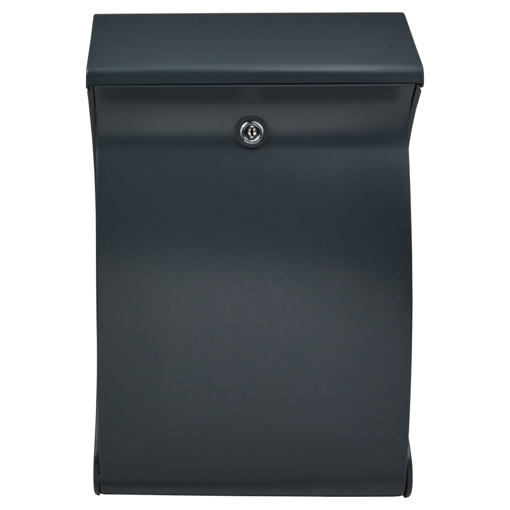 Burg Wachter Swing Plastic Postbox - 419 x 271 x 129mm - Anthracite Grey