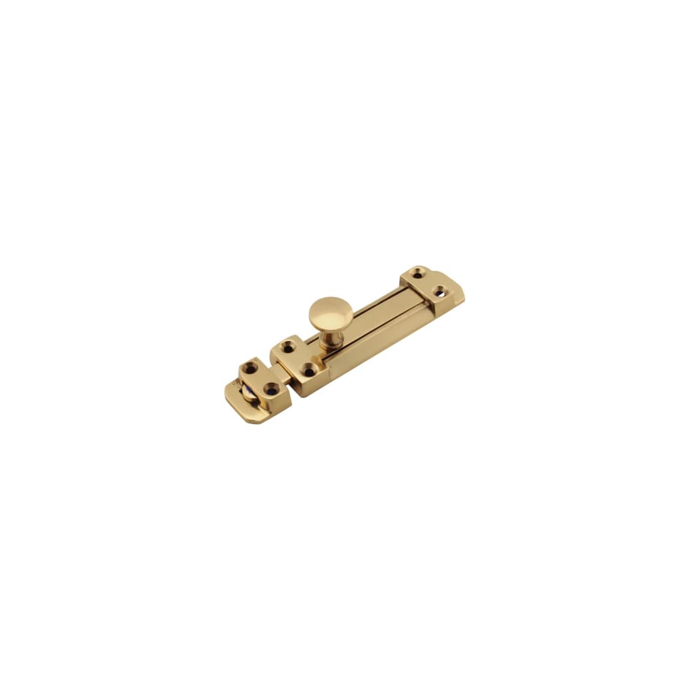 Touchpoint Flat Section Bolt - 200 x 34mm - Polished Brass