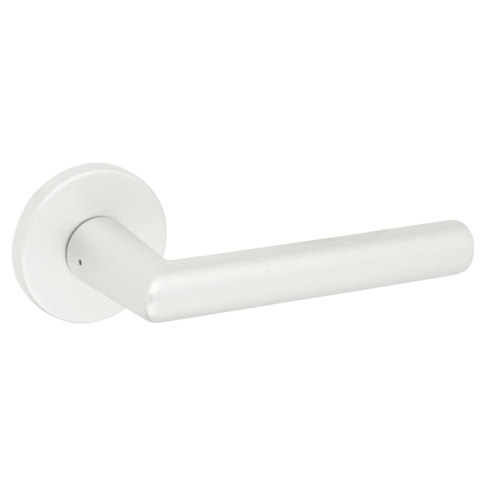 Urfic Easy Click Titan Door Handle on Rose - Satin Aluminium