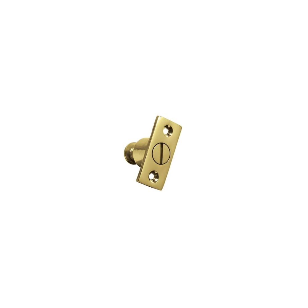 Altro Screw Out Bartholomew Sash Window Stop - 44 x 19mm - Polished Brass