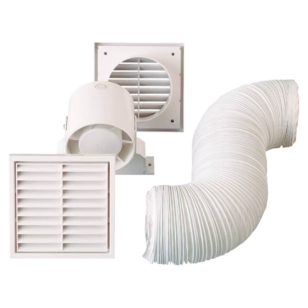 Everything Ventilation Aquila Air EVEAQA100T001 Bathroom Shower ...